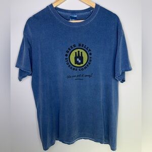Beer Belly Storage Company Navy Short Sleeve Graphic Tee